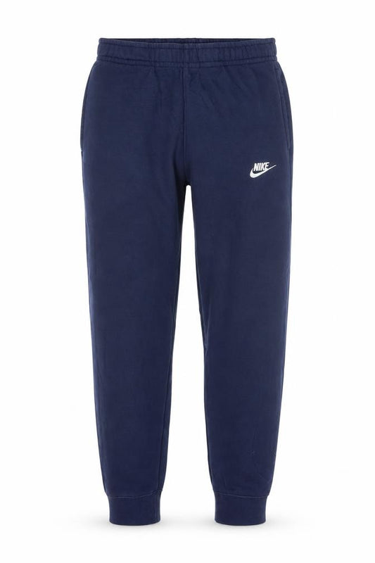 Nike Men’s Blue S Fleece Jogger Sweatpants Logo Cuffed Trousers