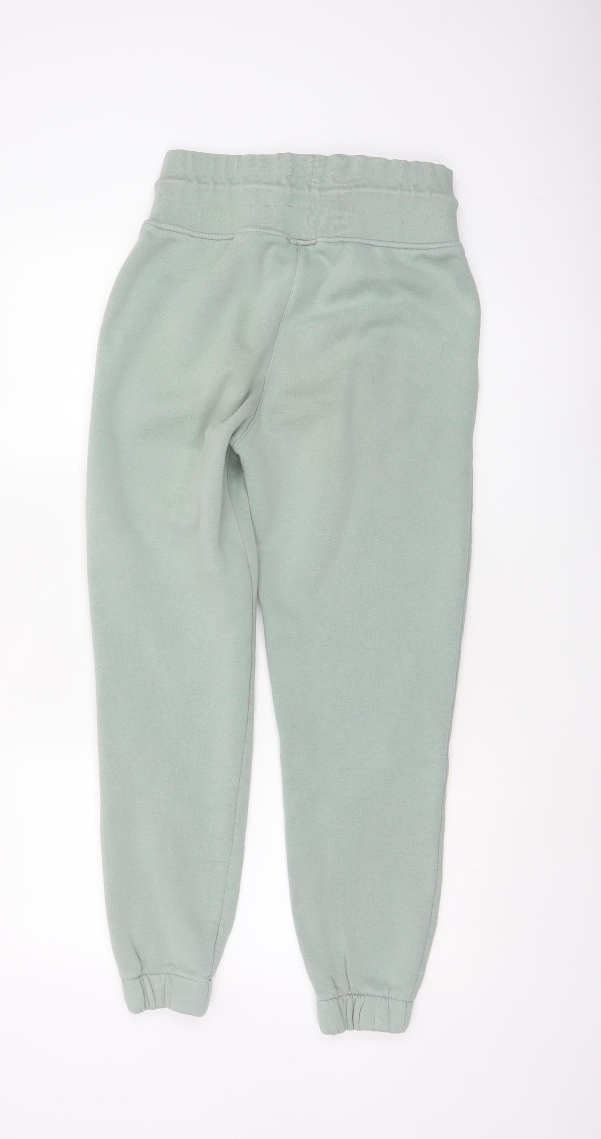 Fórena Women’s Green UK 10 High Rise Fleece Lined Logo Joggers