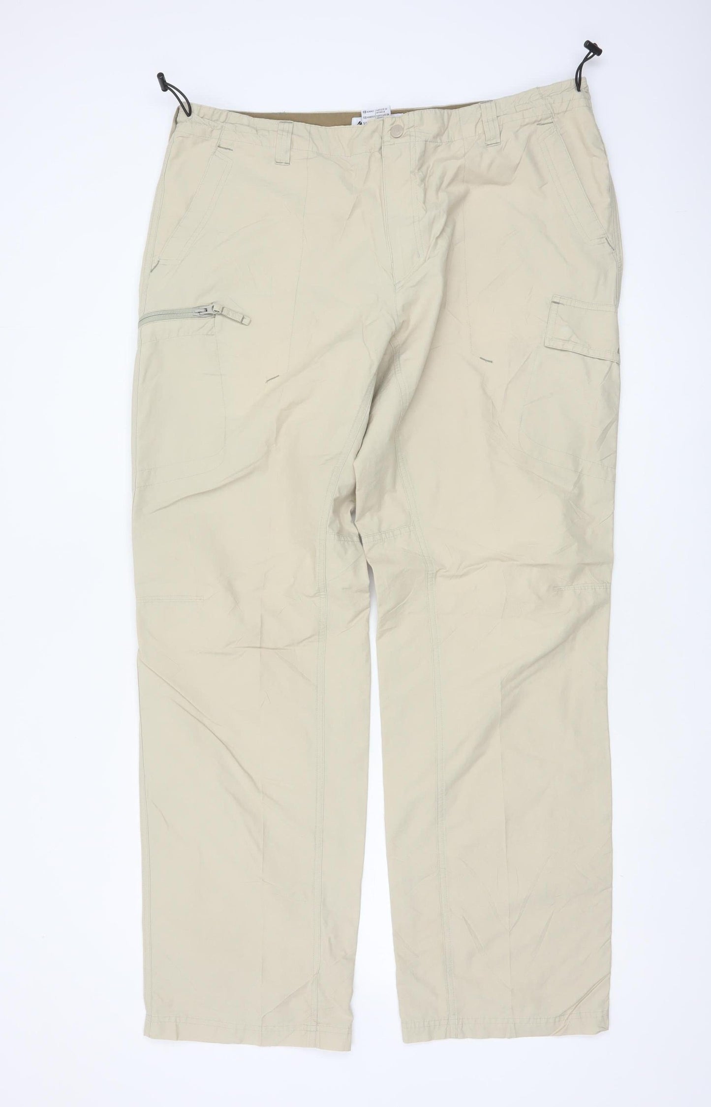 Columbia Men’s Beige 38 Cargo Trousers Straight Leg Outdoor Hiking