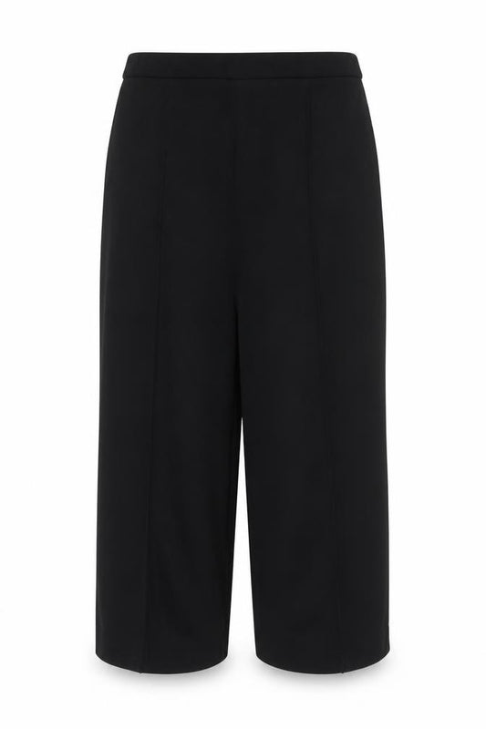M&S Women’s Black Size 20 Short Wide Leg High Rise Trousers