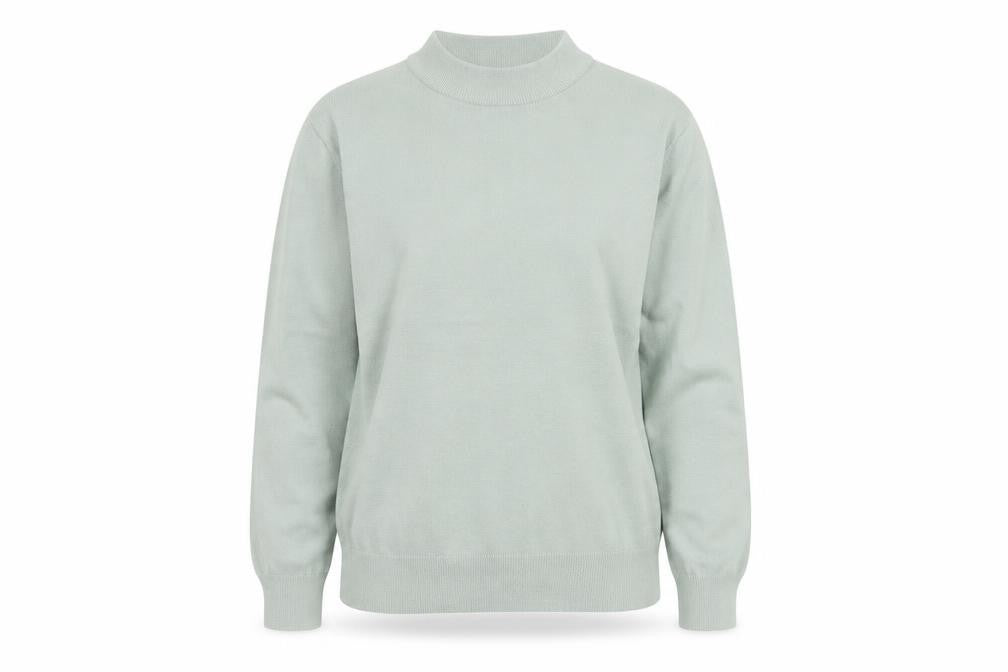 Zara Girls Mint Green High Neck Knit Pullover Jumper 13-14 Years