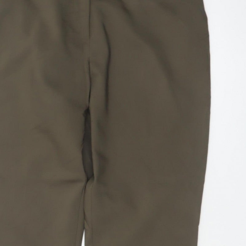 Wallis Women’s Brown Petite UK 14 Tapered Smart Work Trousers