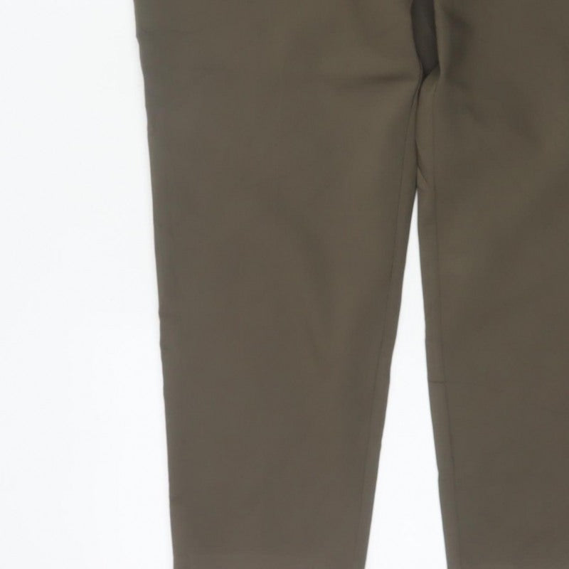 Wallis Women’s Brown Petite UK 14 Tapered Smart Work Trousers