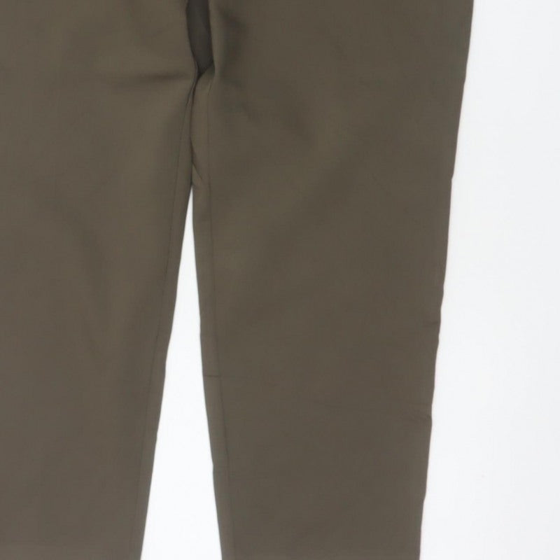 Wallis Women’s Brown Petite UK 14 Tapered Smart Work Trousers