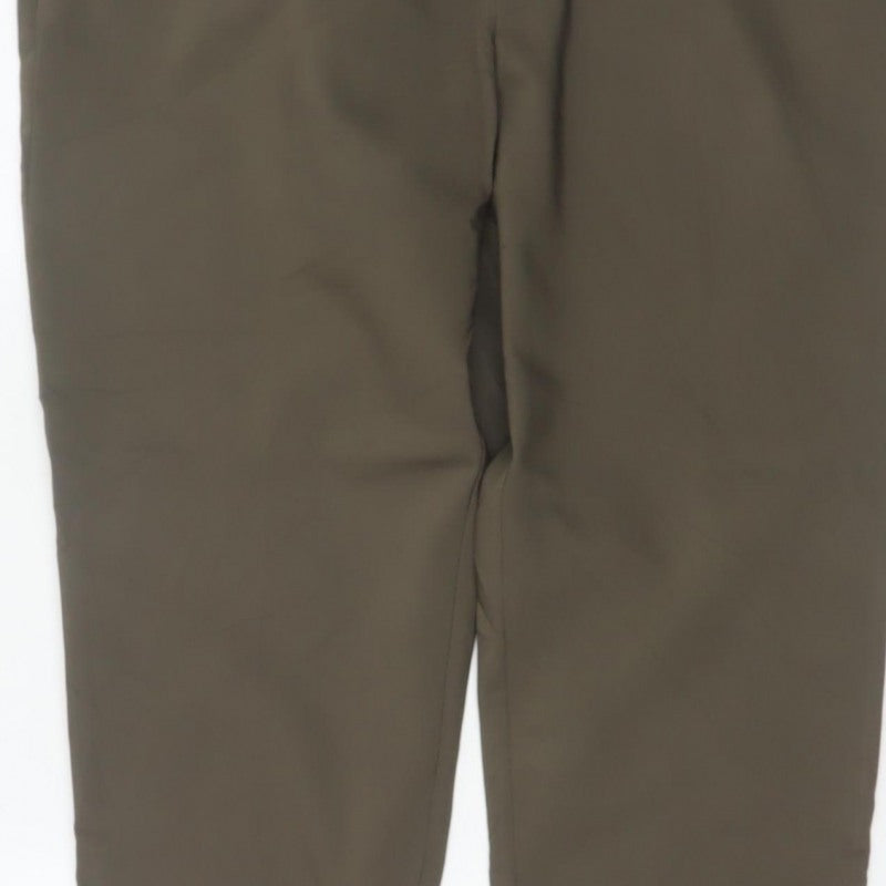Wallis Women’s Brown Petite UK 14 Tapered Smart Work Trousers