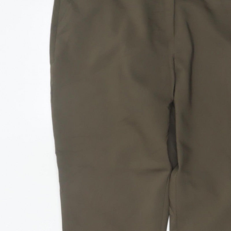 Wallis Women’s Brown Petite UK 14 Tapered Smart Work Trousers