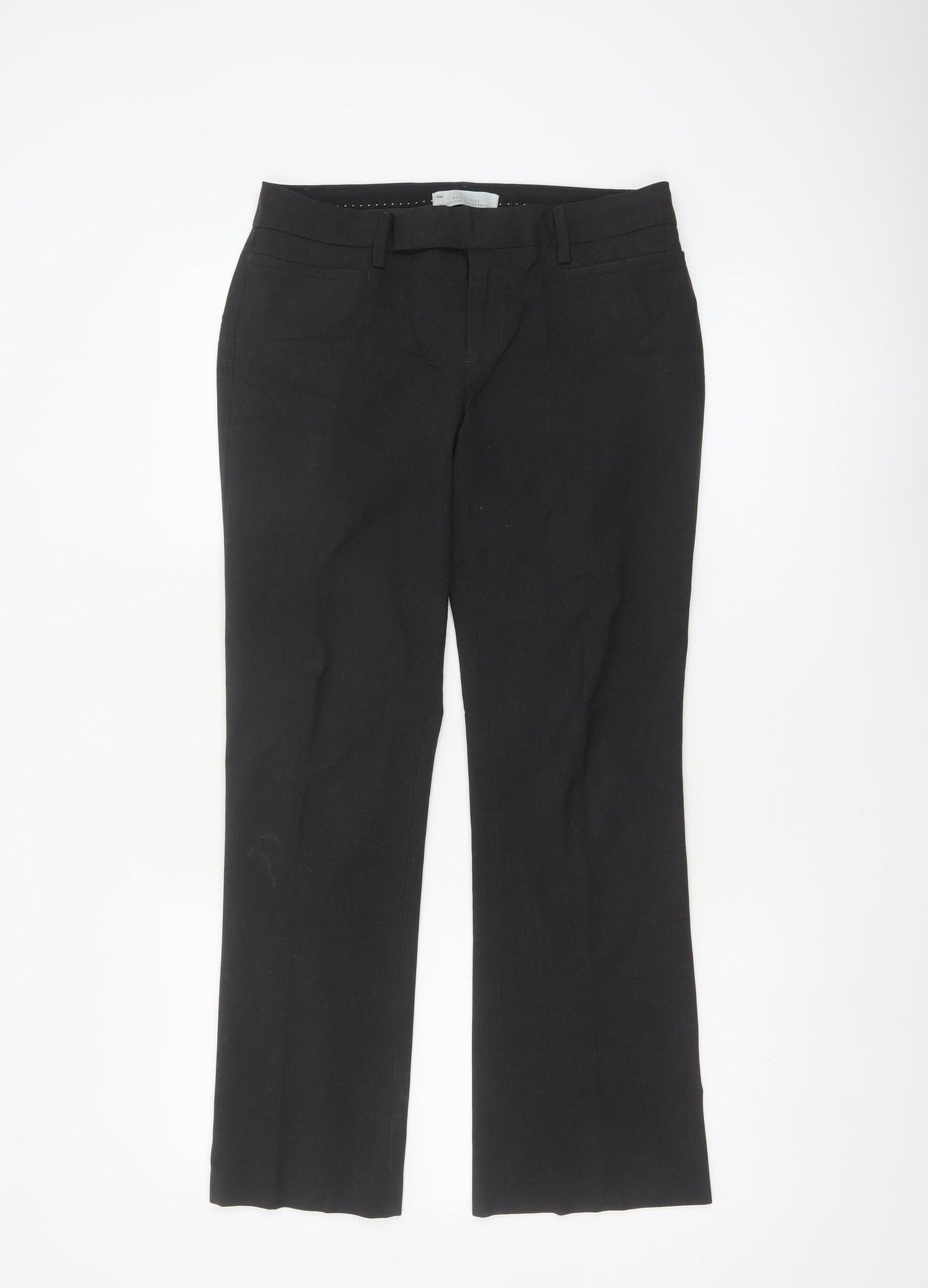 Gap Women Black UK 4 Modern Boot Stretch Tailored Work Trousers