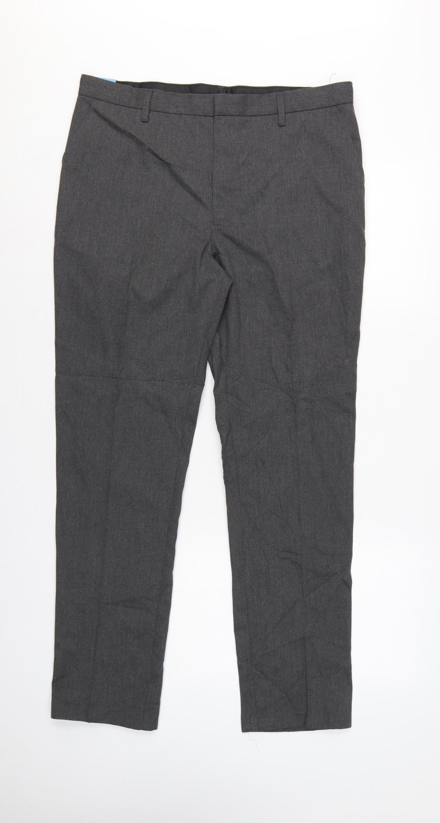 Marks and Spencer Boys Grey 15-16 Years Skinny Leg School Trousers NWT