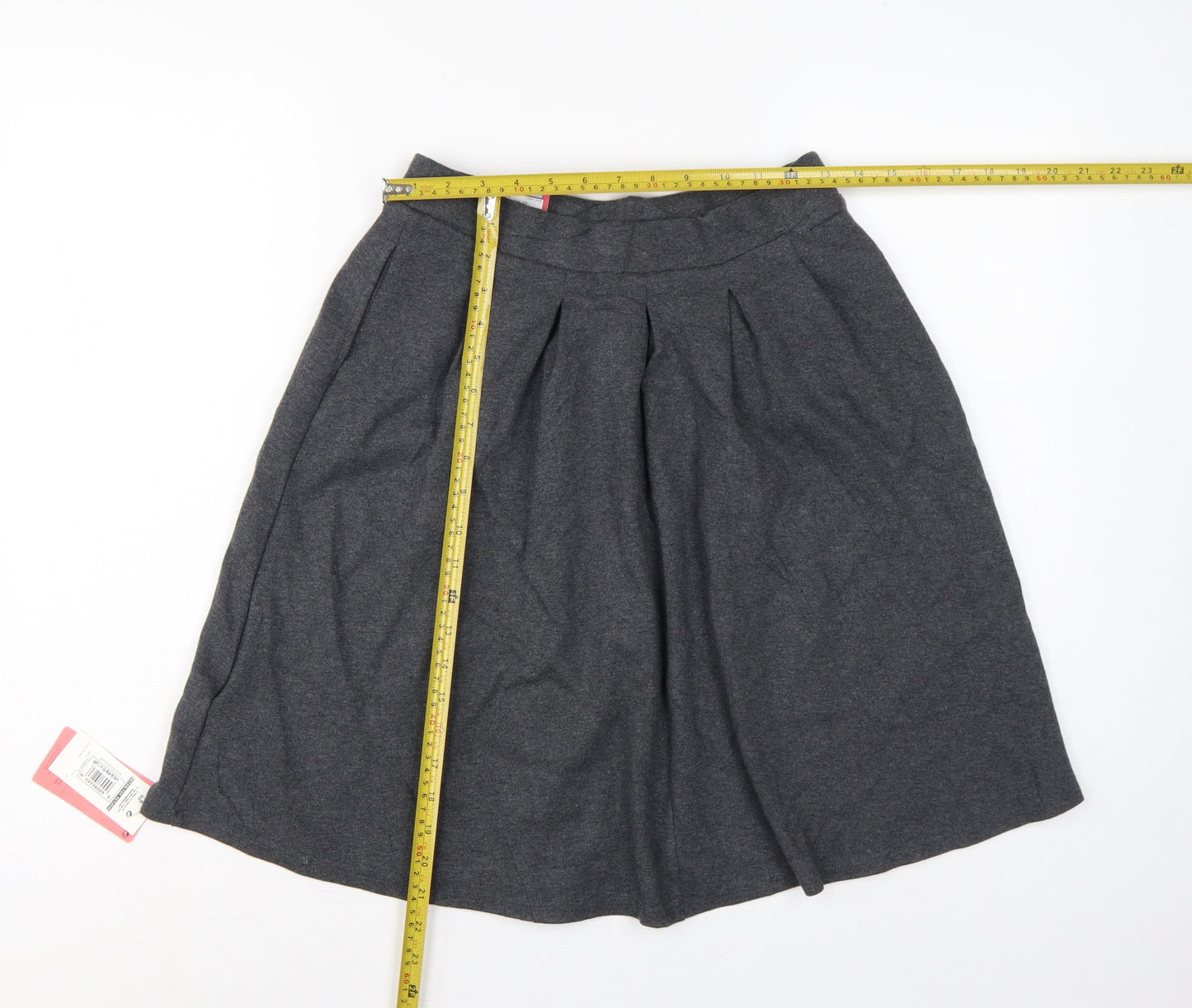 Marks & Spencer Girls Grey Pleated School Uniform Skirt 15-16 Years NWT
