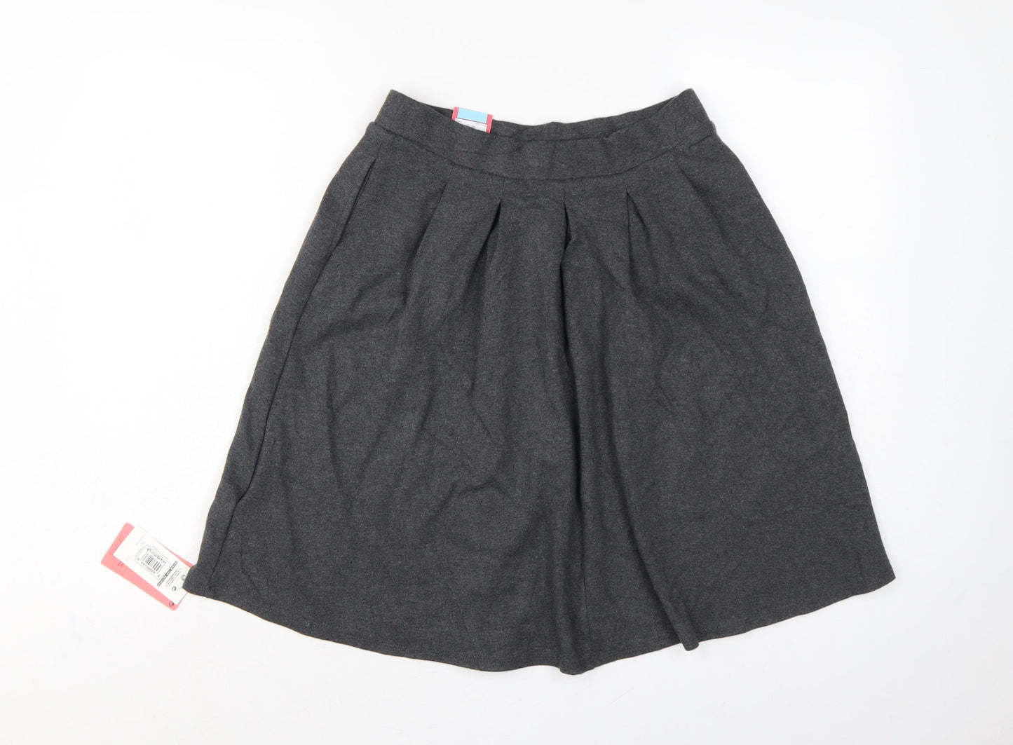 Marks & Spencer Girls Grey Pleated School Uniform Skirt 15-16 Years NWT