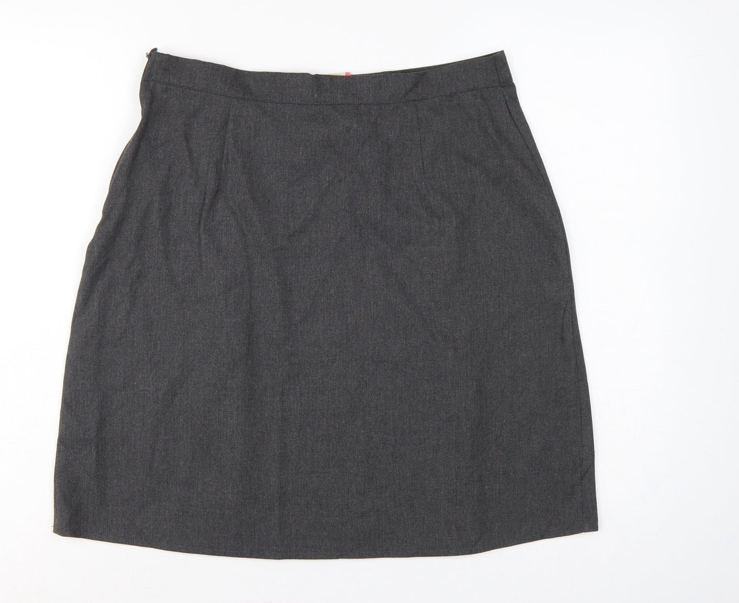 Marks & Spencer Girls Grey 17-18 Years Pleated School Uniform Skirt
