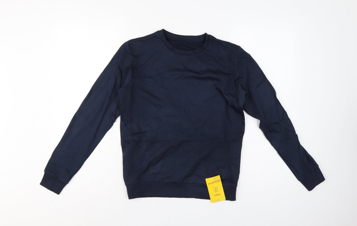 Marks and Spencer Boys Blue 11-12 Years Regular Fit School Sweatshirt