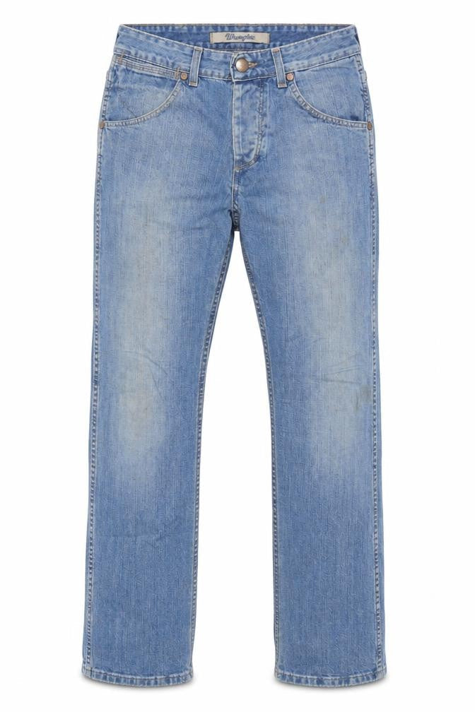 Wrangler Men’s Blue W32 L32 Crank Regular Straight Leg Jeans