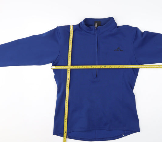 Altura Women’s Blue Size 14 Cycling Softshell 1/4 Zip Track Jacket