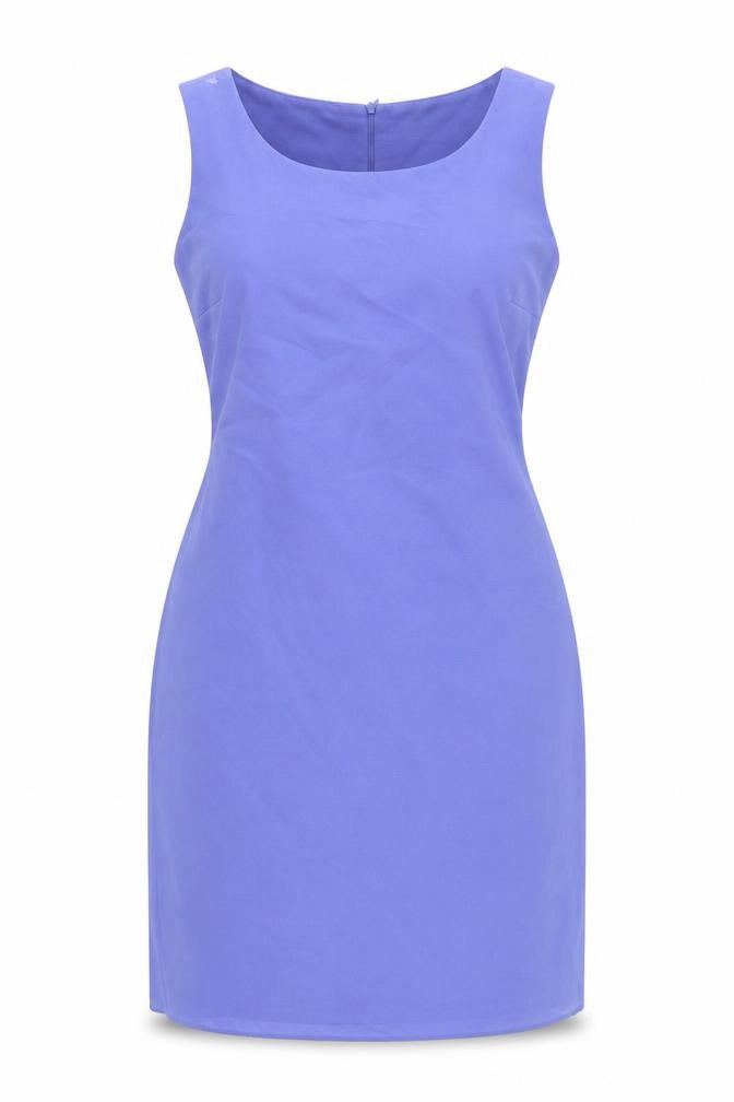 Studio I Women’s Purple Size 12 Sleeveless Sheath Knee Length Dress