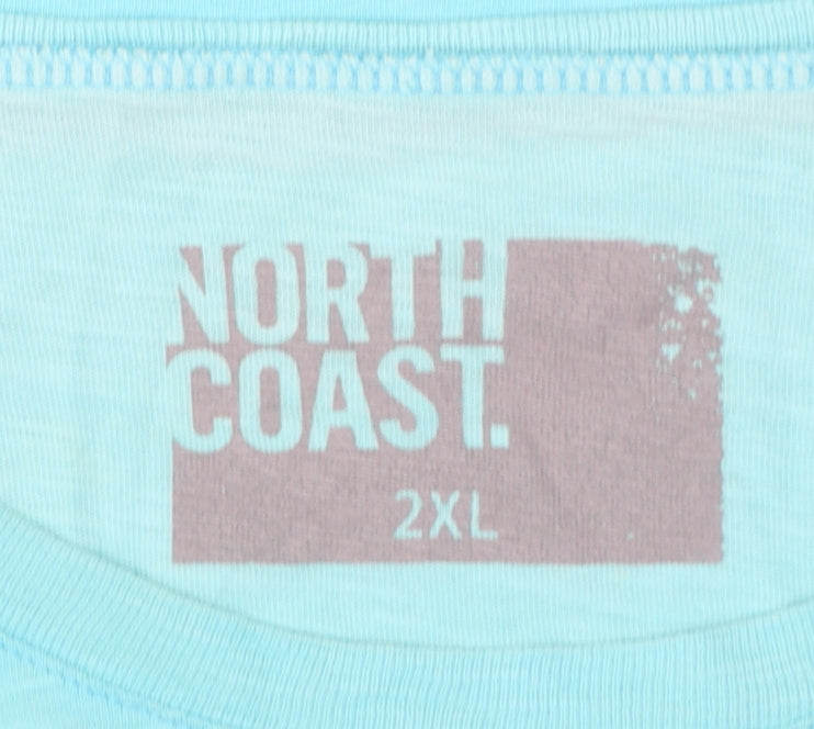 Additional view of North Coast Men’s Blue 2XL New York City Graphic Print T-Shirt