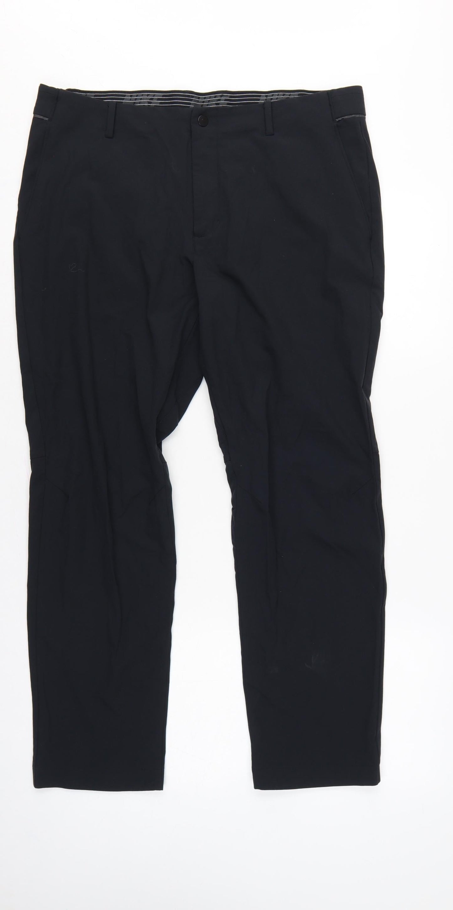 Nike Golf Men's Black 34/30 Dri-FIT Straight Performance Trousers