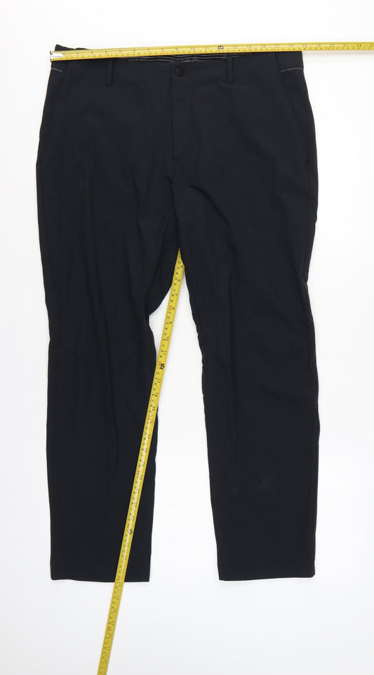 Nike Golf Men's Black 34/30 Dri-FIT Straight Performance Trousers