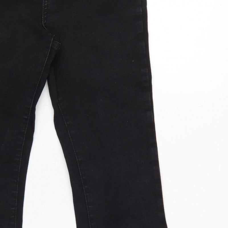 ASOS DESIGN Women’s Black UK 8 W26 L32 High Rise Flared Jeans