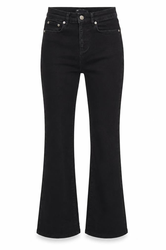 ASOS DESIGN Women’s Black UK 8 W26 L32 High Rise Flared Jeans