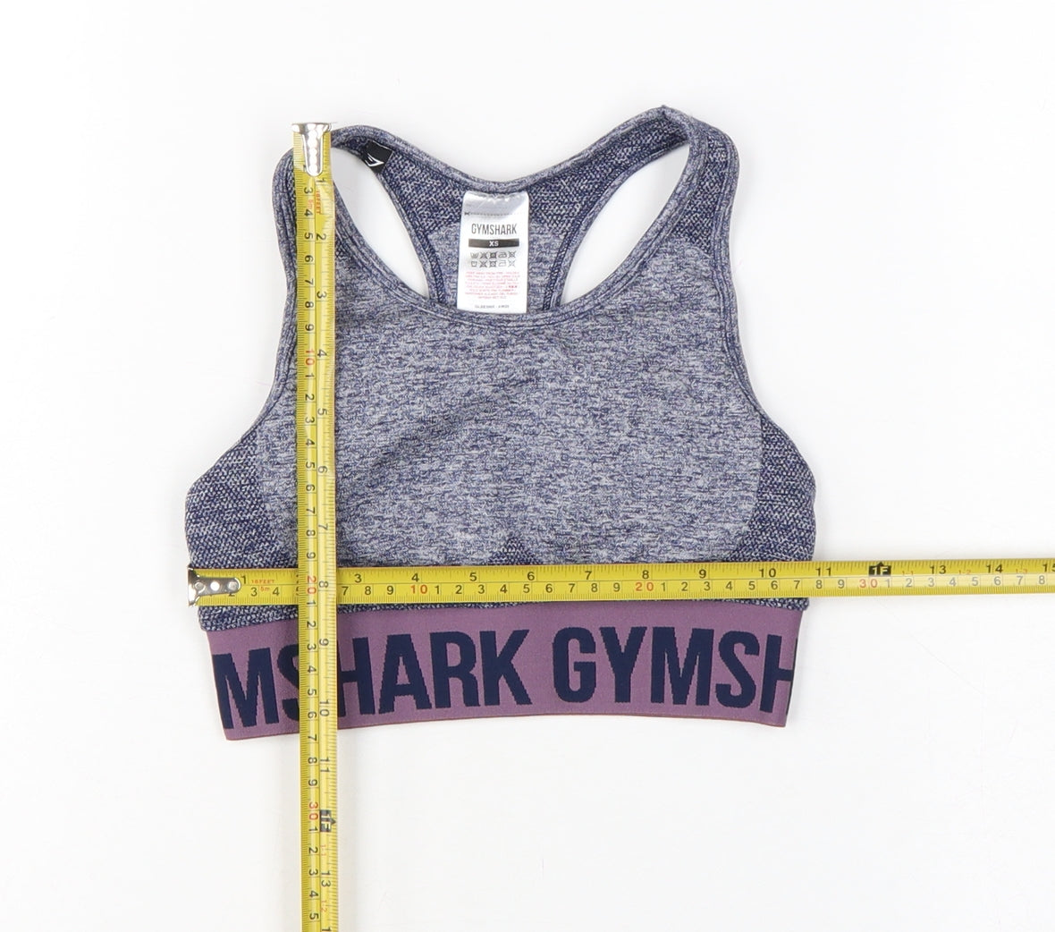 Gymshark Women’s Multicoloured XS Racerback Sports Bra Tank Top