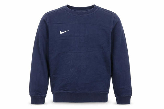 Nike Boys Blue 10-12 Years Pullover Crew Neck Logo Sweatshirt