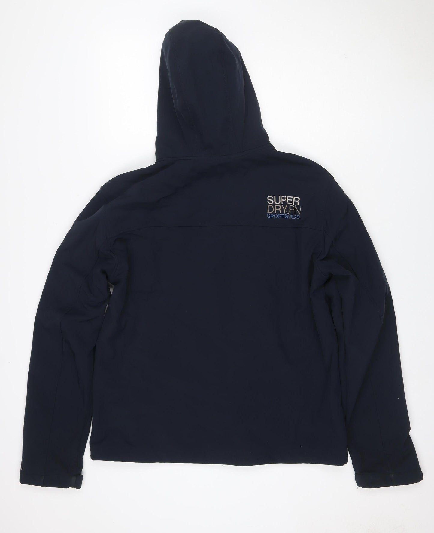 Superdry Men's Navy XL Trekker Windcheater Hooded Softshell Jacket