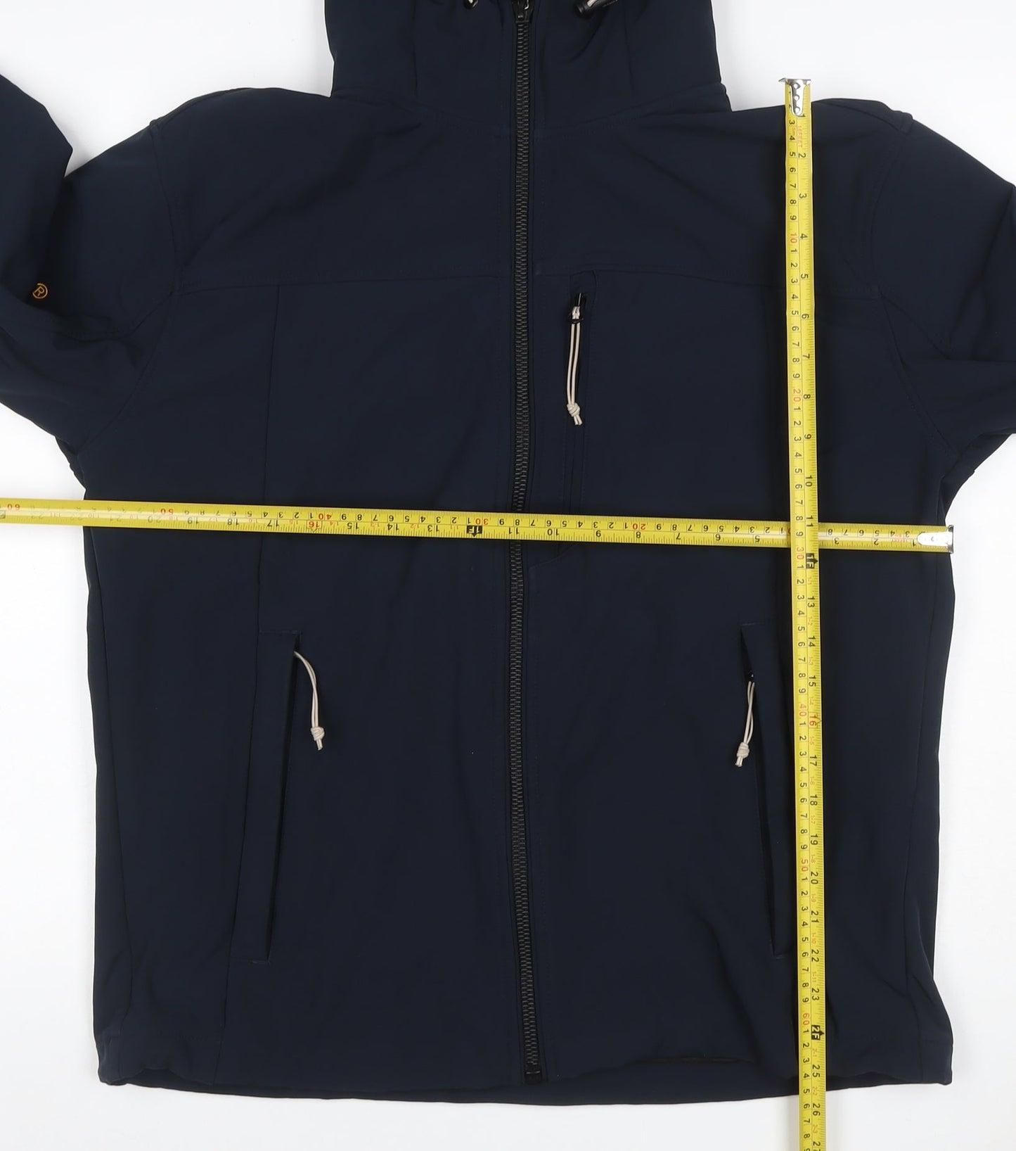 Superdry Men's Navy XL Trekker Windcheater Hooded Softshell Jacket