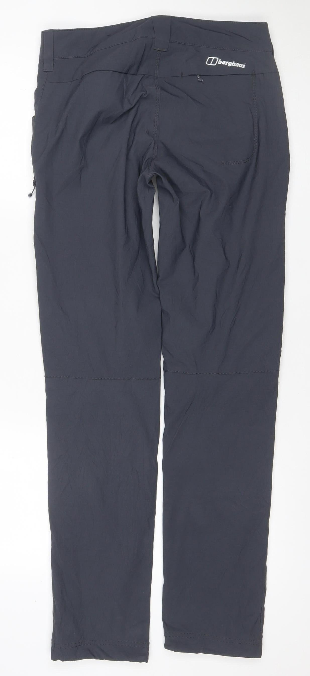 Berghaus Men’s Grey Outdoor Trousers W28 L32 Regular Zip Pockets