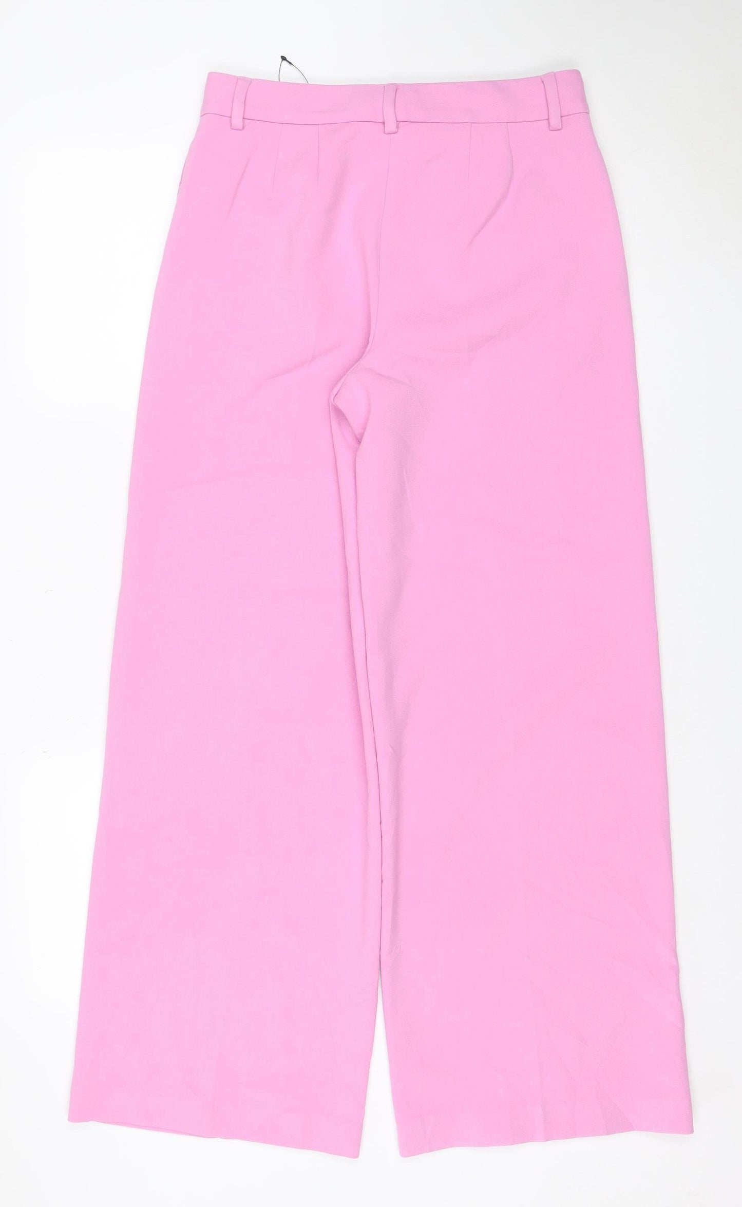 Marks & Spencer Women’s Pink UK 10 Regular Tailored Straight Trousers