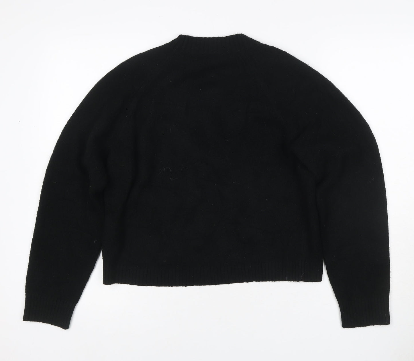 UNIQLO Women Black XS 100% Cashmere V-Neck Button Cardigan