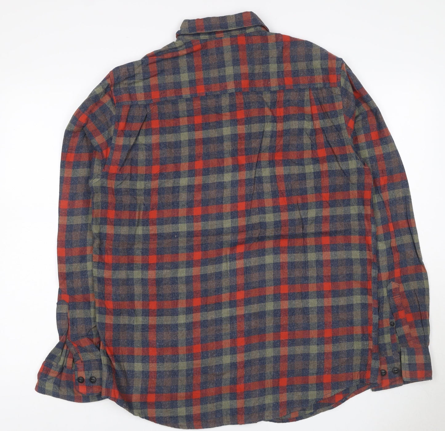 Weatherproof Vintage Men's Multicoloured L Plaid Flannel Button-Up Shirt