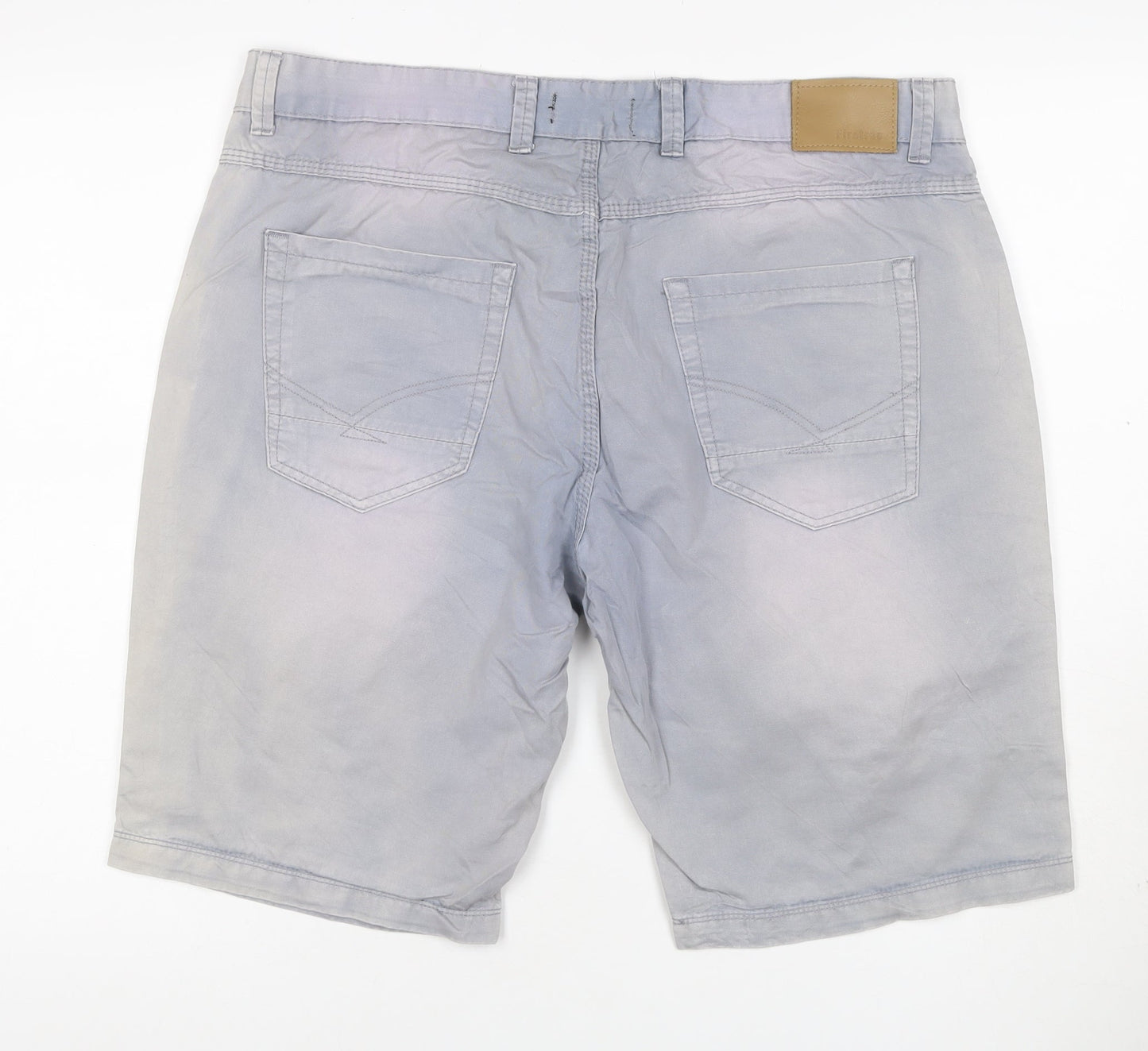 Firetrap Men’s Grey 2XL 100% Cotton 5-Pocket Denim Shorts