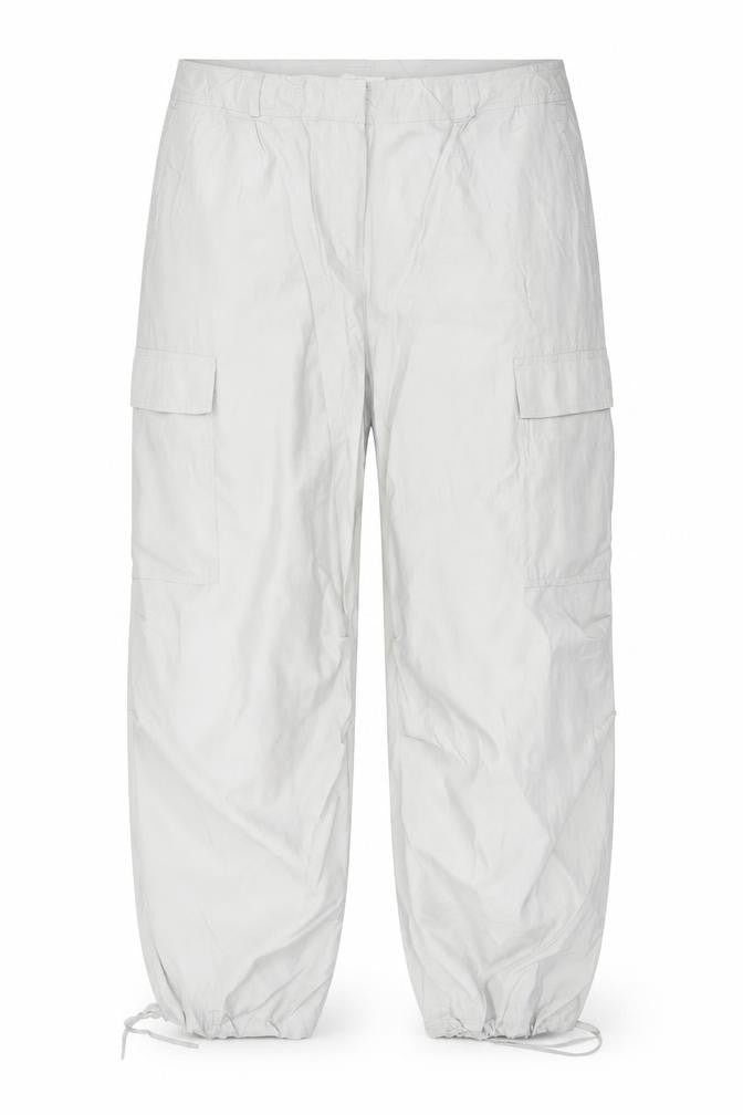 Marks & Spencer Women Grey Size 20 Long Cargo Trousers Modal Drawstring