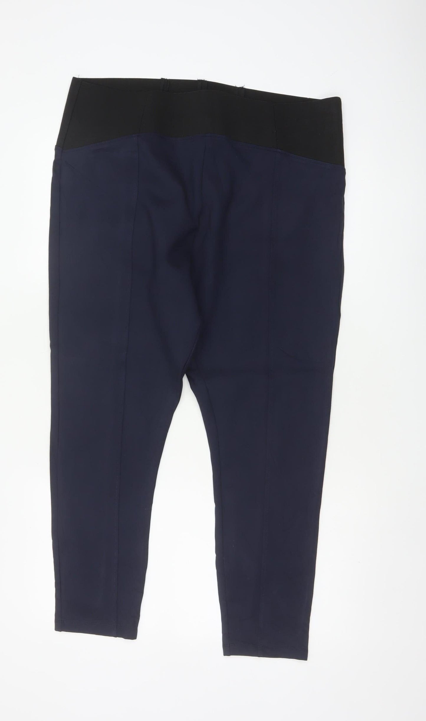 M&S Womens Blue Size 20 High Rise Stretch Skinny Leggings