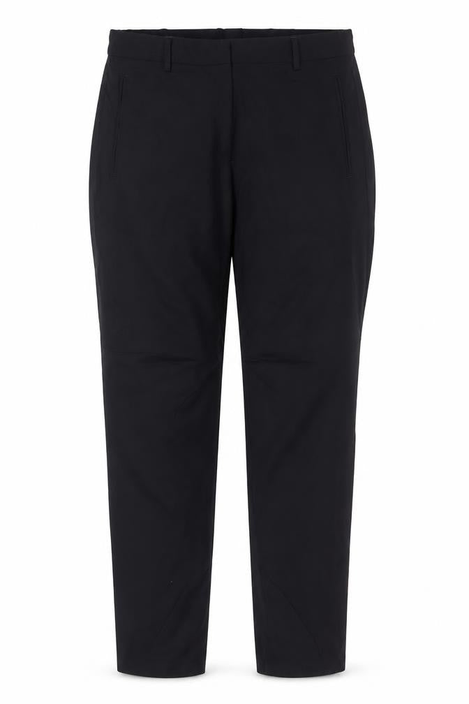 Front view of COS Women Black UK 20 100% Wool Tapered Tailored Trousers