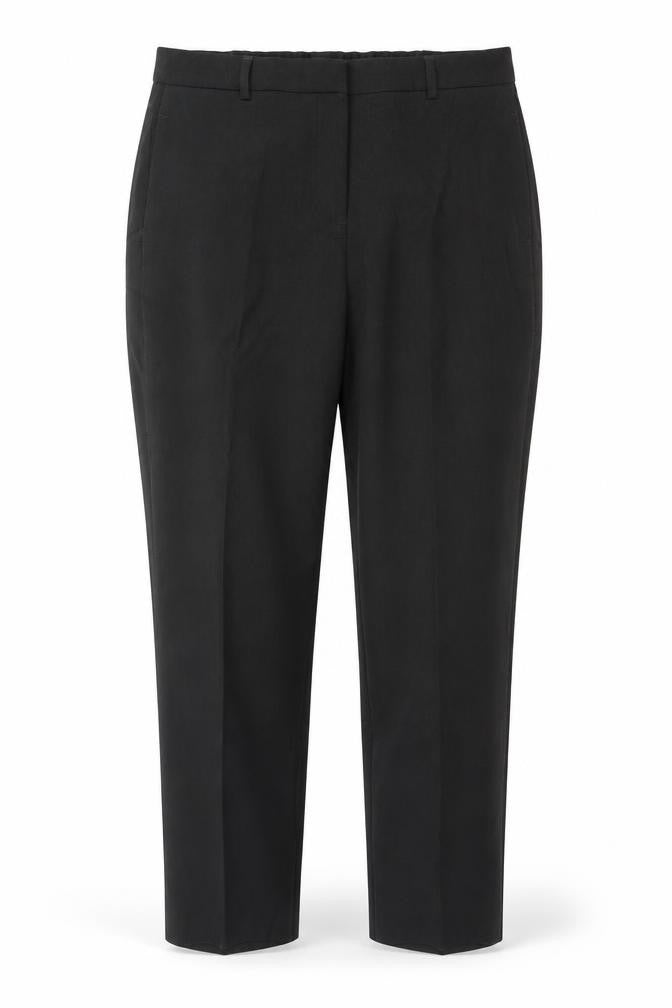 Marks and Spencer Women's Grey Size 14 Tapered Smart Trousers