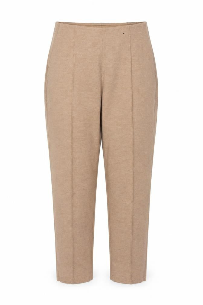Marks & Spencer Women’s Beige UK 22 Tapered Tailored Trousers