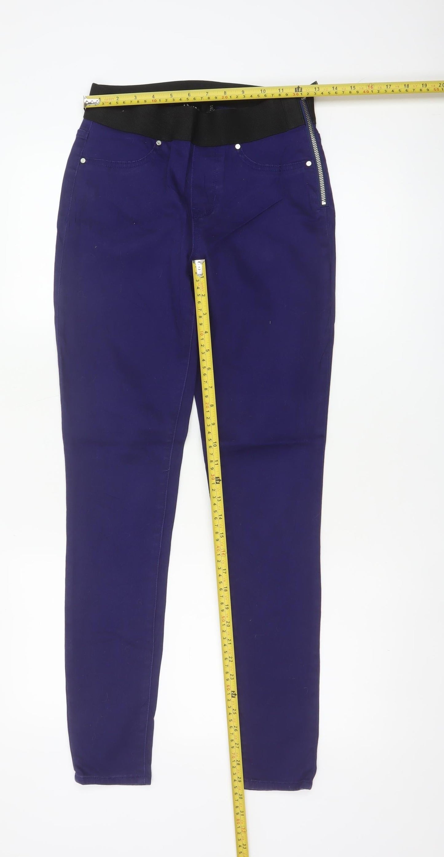 Karen Millen Women’s Blue UK 8 High Rise Skinny Stretch Jeans