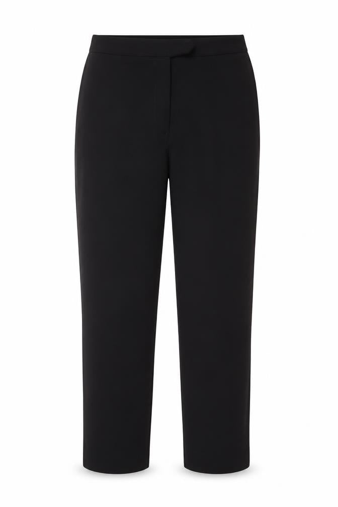 Nicole Farhi Women’s Black UK 14 Wool Blend Straight Tailored Trousers