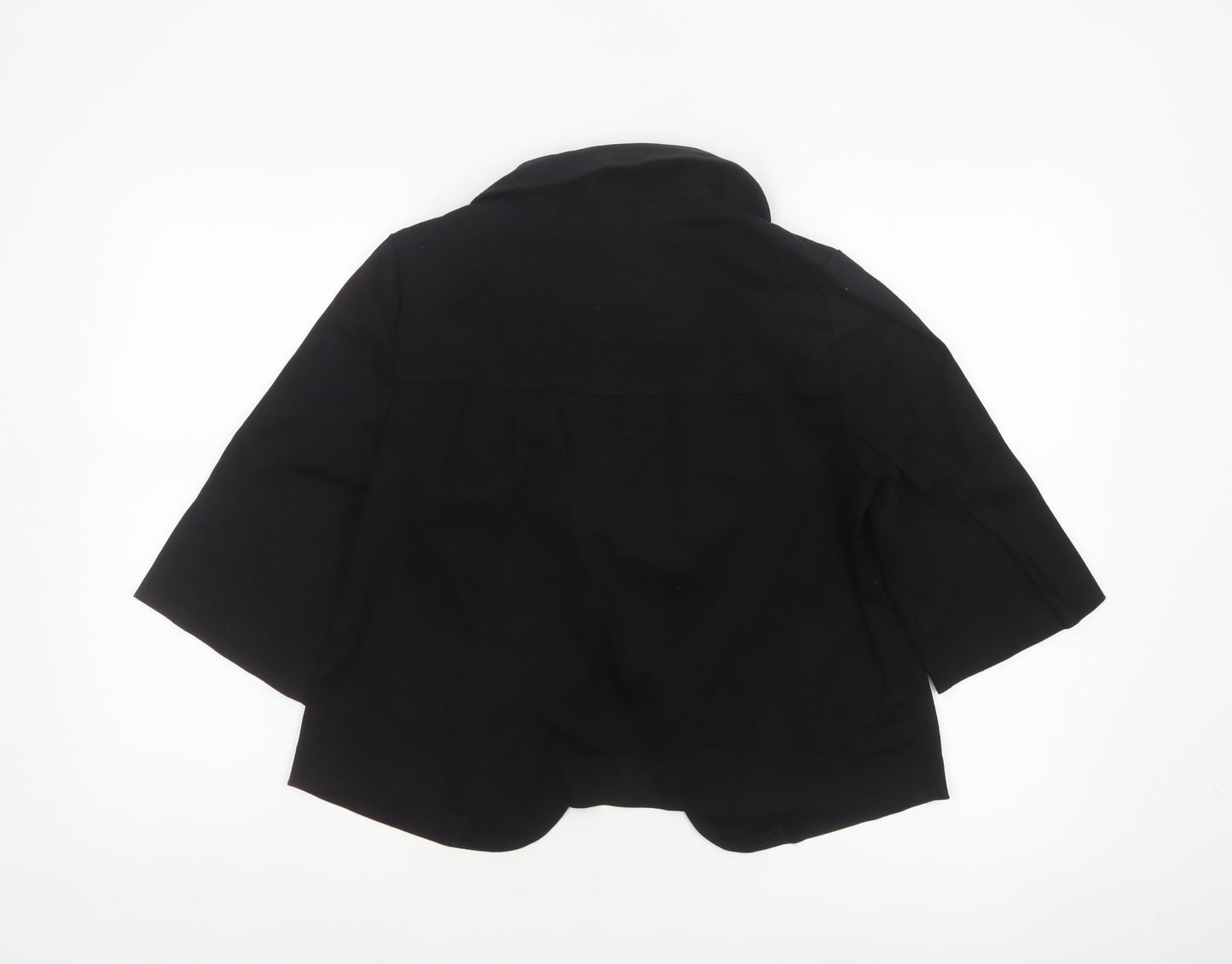 Ingredients Women’s Black Size 8 Cotton Blend Collared Jacket