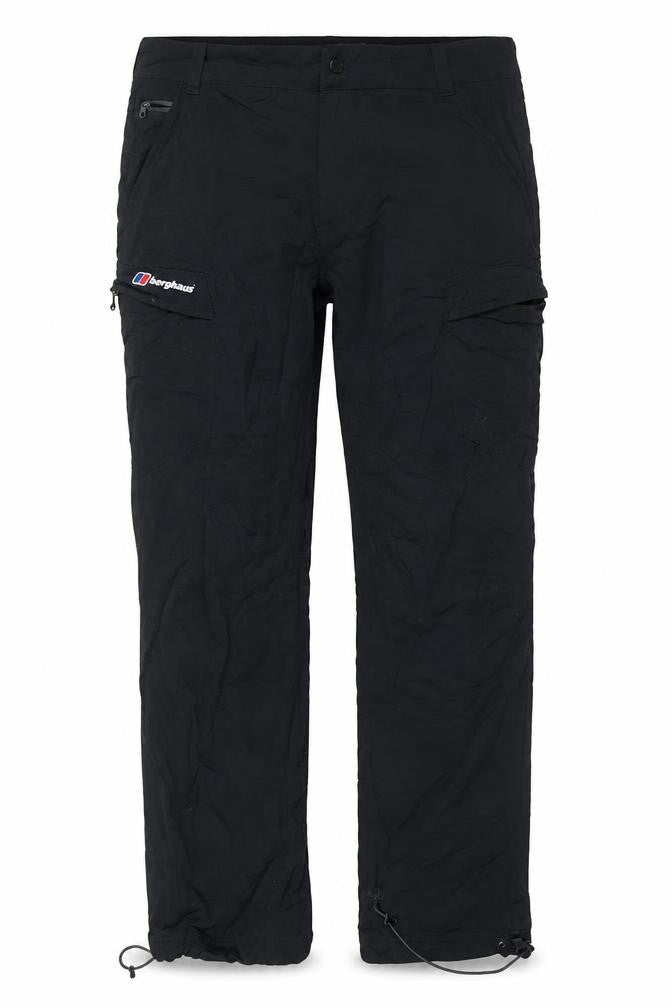 Berghaus Mens Black UK 32 Hiking Pants Lined Adjustable Waist