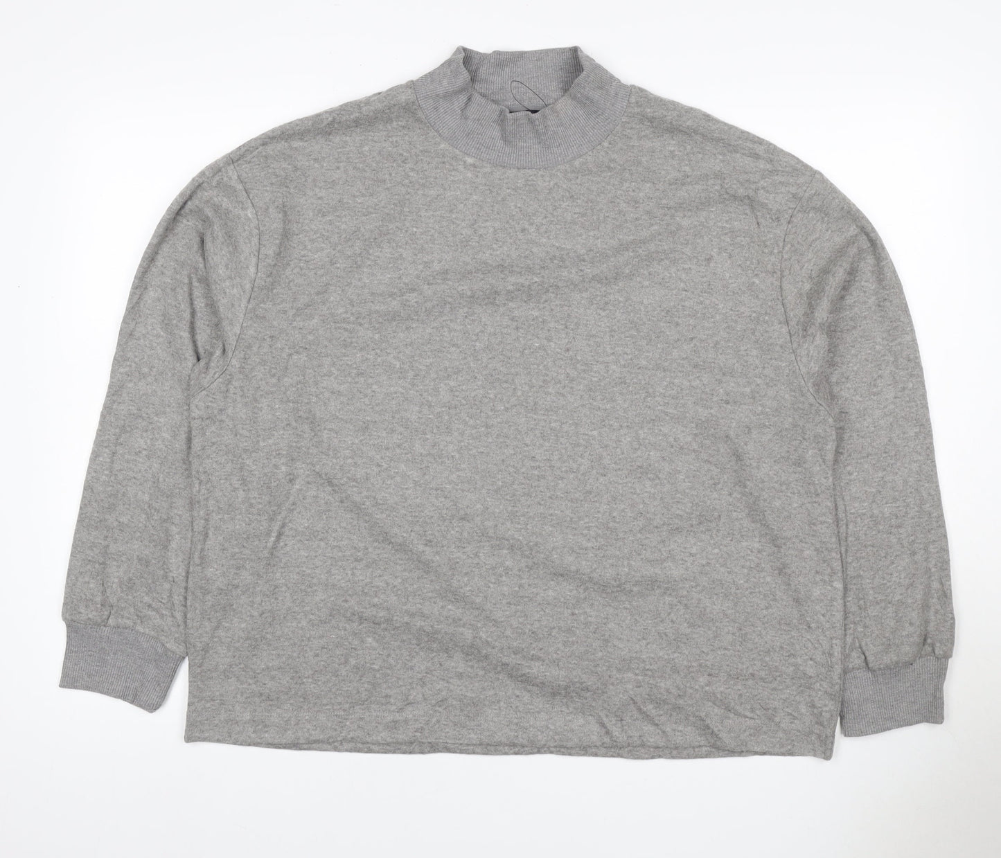 M&S Collection Women’s Grey Size 18 High Neck Pullover Sweatshirt