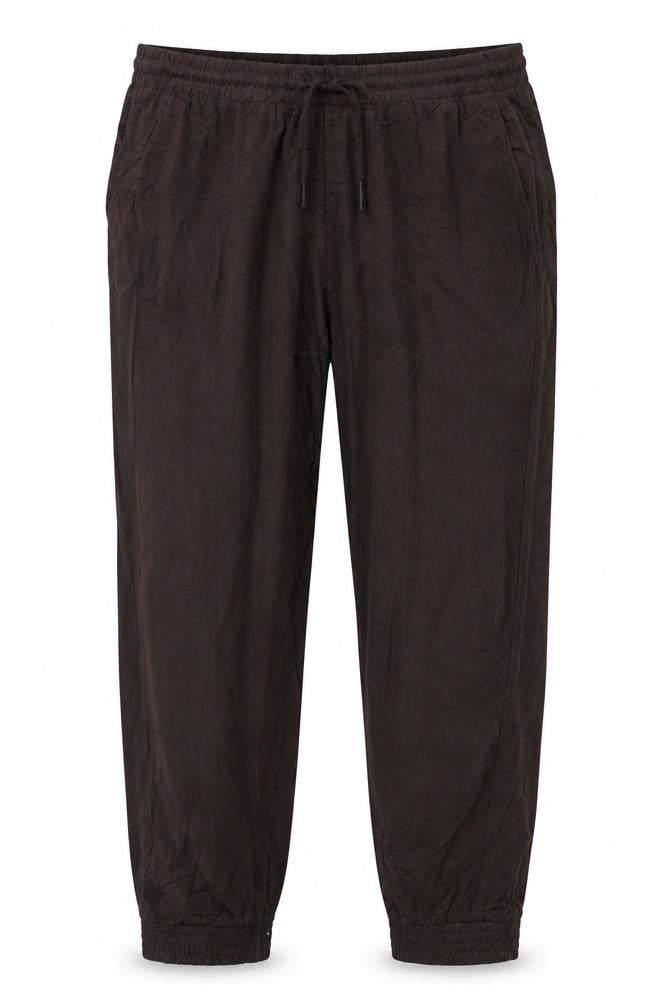 Marks and Spencer Women Brown Size 16 Short Stretch Jogger Trousers