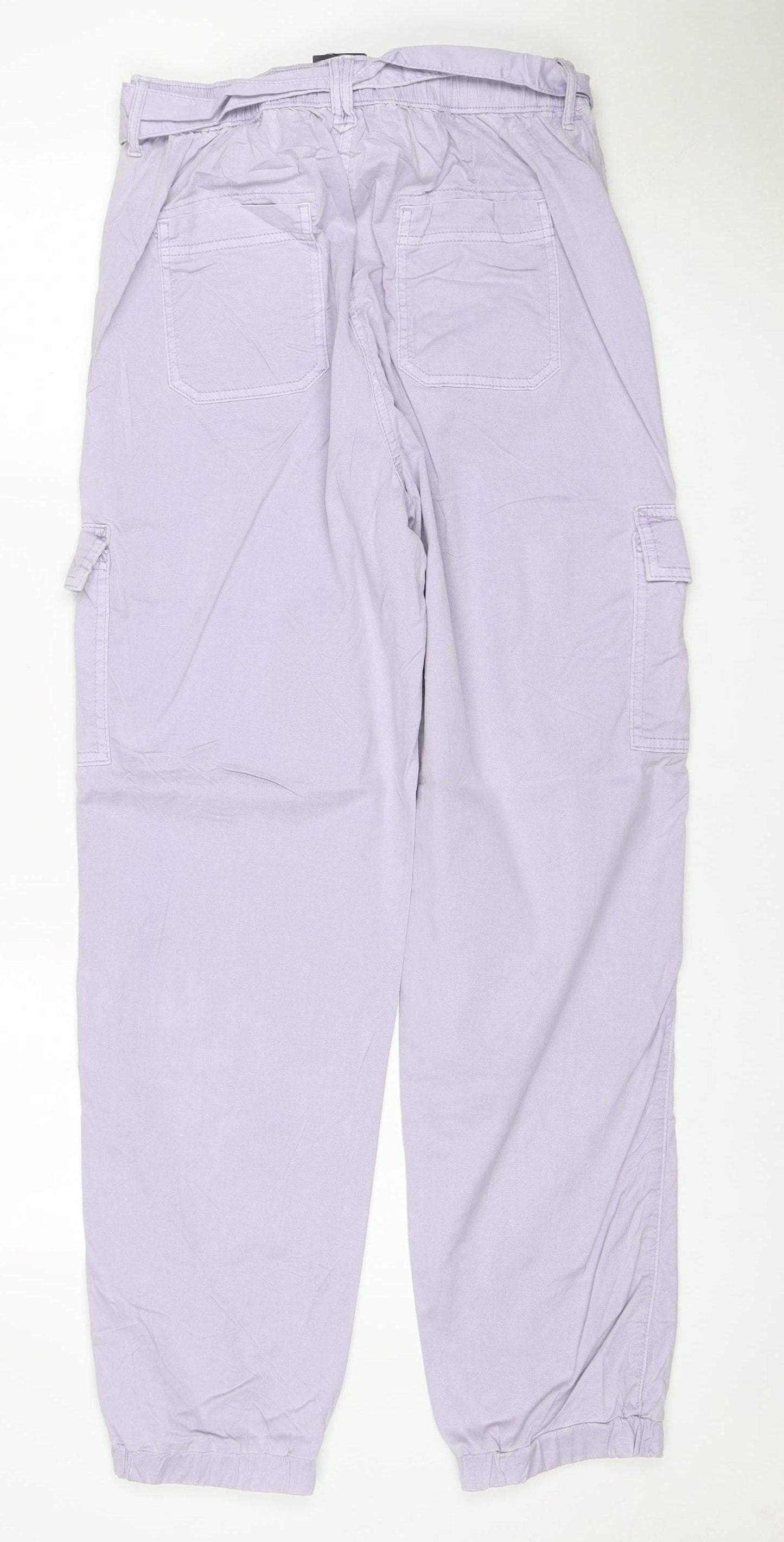 M&S Collection Women’s Lilac Purple Size 10 Lightweight Cargo Trousers