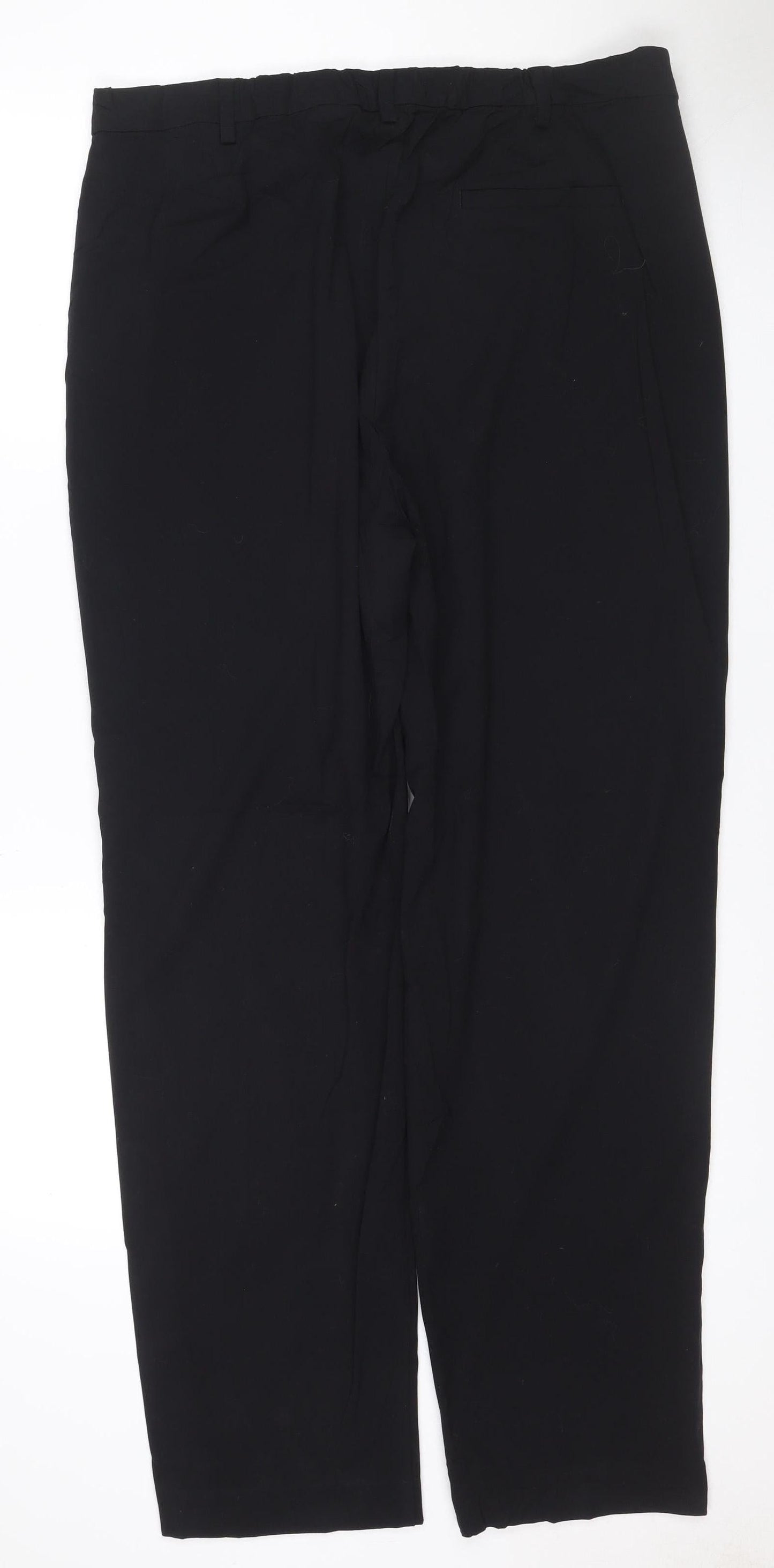 Marks & Spencer Women’s Black UK 16 Regular Straight Leg Trousers NWT