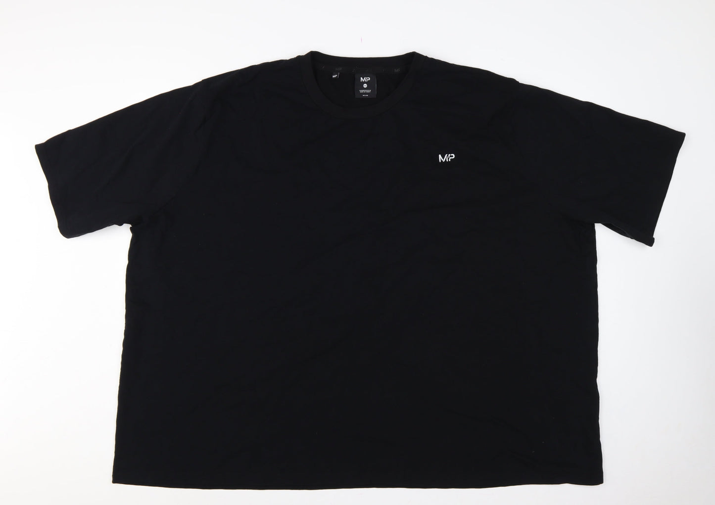 MP Men's Black 3XL Logo Crew Neck Short Sleeve Cotton T-Shirt