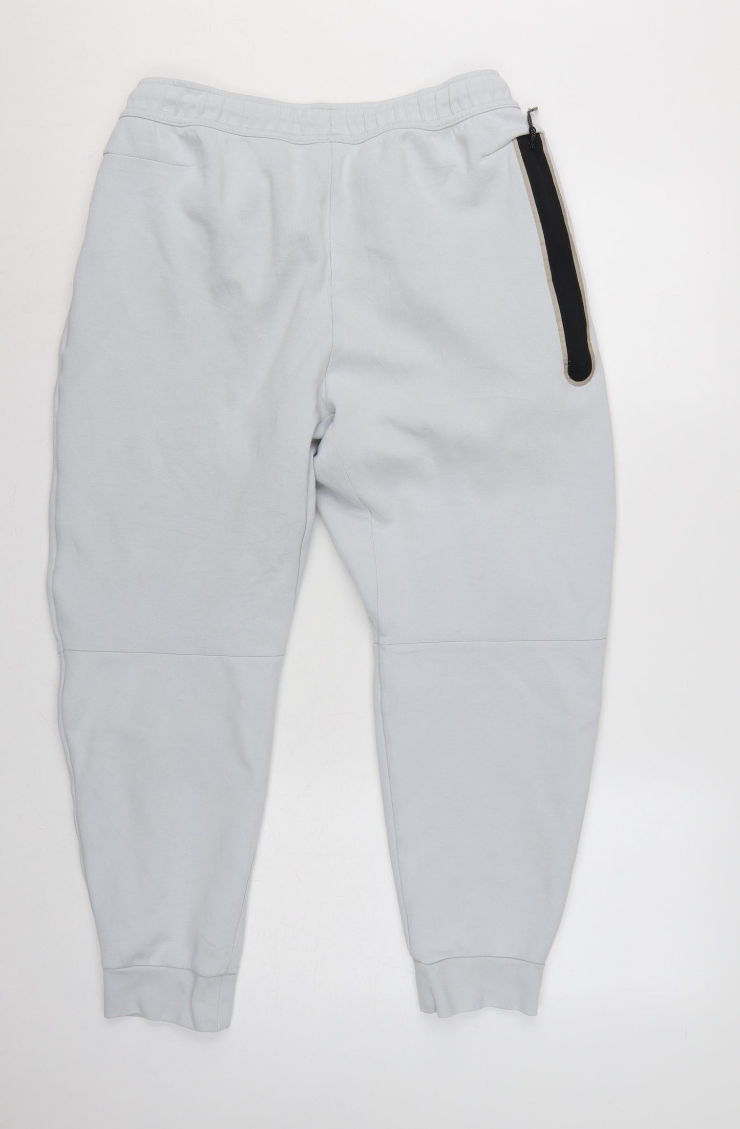 Nike Women Grey Pink Logo Tech Fleece Jogger Trousers L