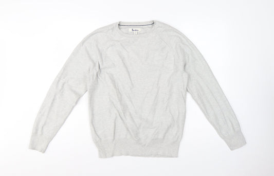Boden Men’s Grey Crew Neck Knit Pullover Jumper Size M