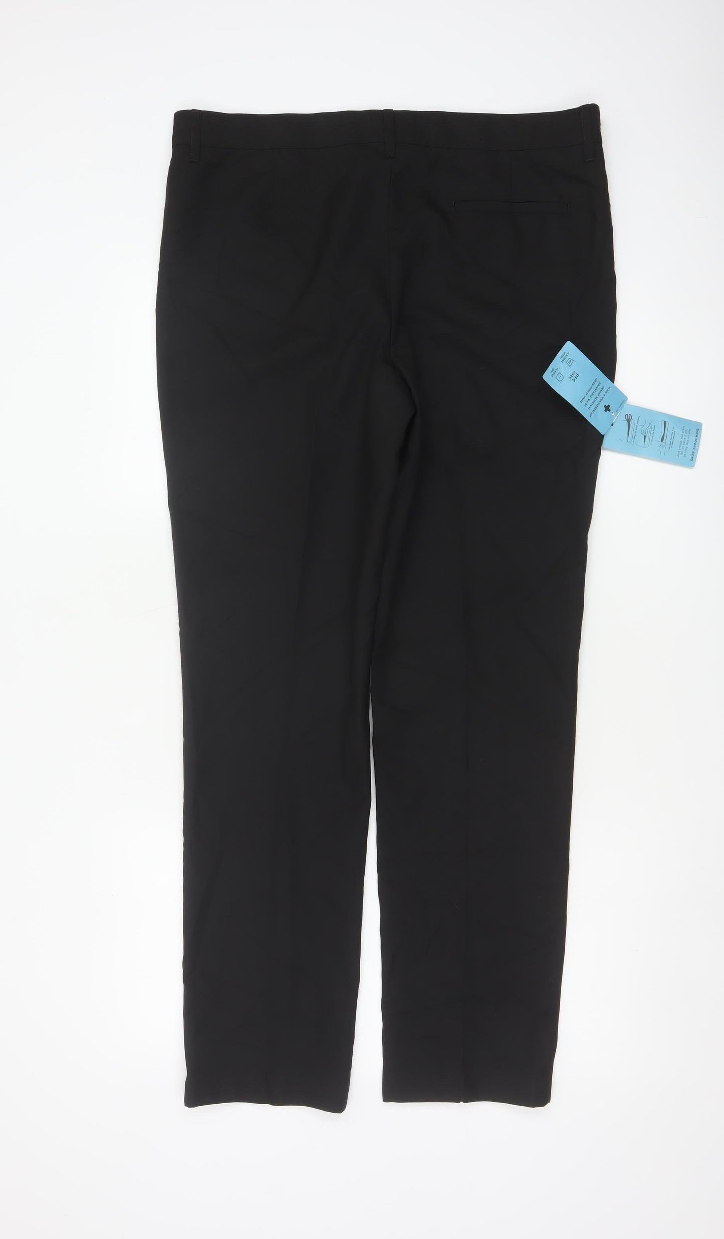 M&S Boys Black School Dress Trousers Age 16 Years Easy Care NWT